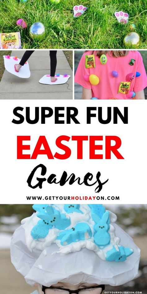 Want the best easter games for kids? We give you family fun, toddler activities, and games for kids of all ages in this perfect roundup. Find more details and how to play now! Plus, grab your free printable too! #freeprintables #diys #easter #spring Easter Class Party, Easter Party Activities, Fun Easter Activities, Games Activities For Kids, Fun Easter Games, Easter Kindergarten, Kids Easter Party, Easter Games For Kids, Easter Lessons