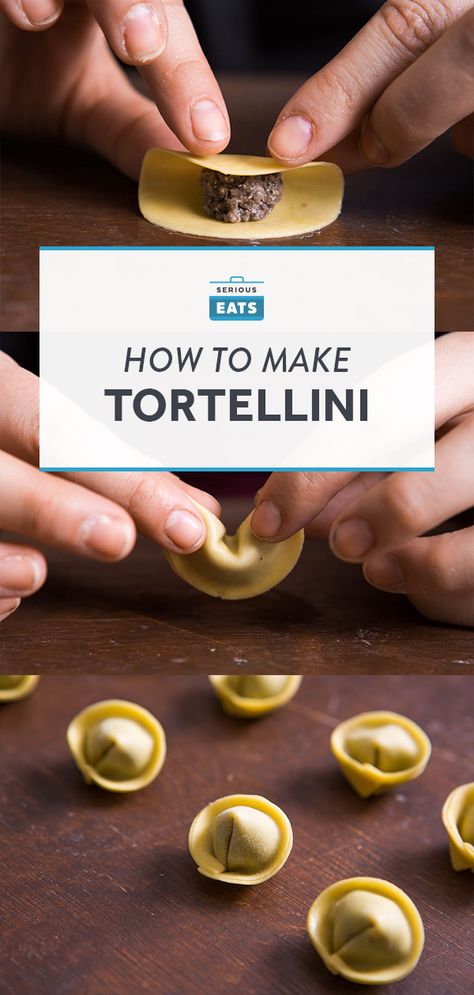 Tortellini Homemade How To Make, Tortellini Recipes Homemade, Homemade Tortilini Recipes, Homemade Tortellini Filling, Homemade Tortalini Recipes, Homemade Tortalini, Homemade Cheese Tortellini, Homemade Tortellini Recipes, Diy Tortellini