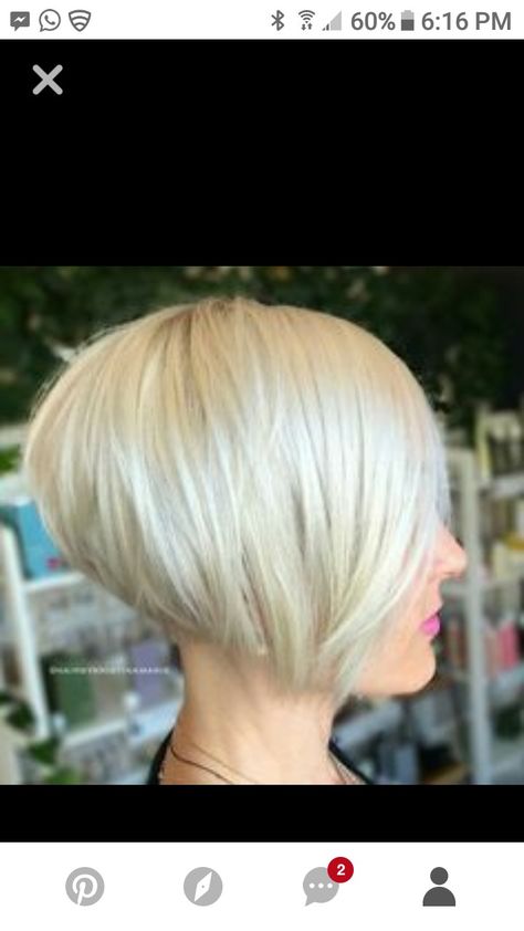 Pintores Haircuts Inspiration, White Blonde Bob, Short Stacked Bob Haircuts, Kort Bob, Long Bobs, Best Bob Haircuts, Stacked Bob Haircut, Choppy Bob Hairstyles, Bob Hairstyles For Fine Hair