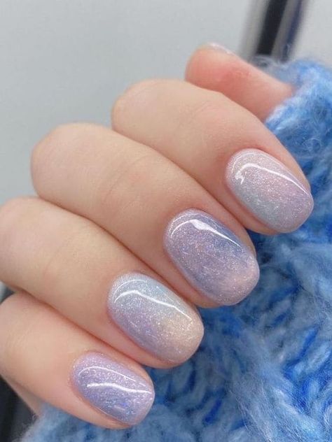 Cute Pastel Nail Designs For Short Nails, Korean Nail Designs, Normal Nails, Nailinspo Nailart, Manicured Nails, Korean Nail, Lavender Nails, Beauty Nails Design, Nail Colors Winter