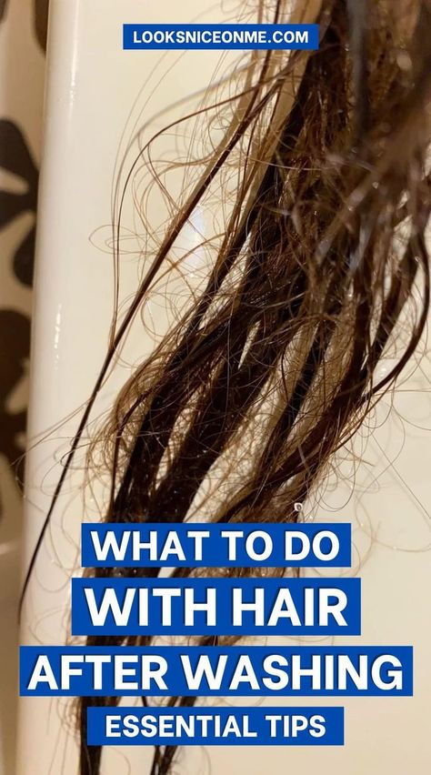 Maximize the health of your hair after washing! Find out the best ways to treat your hair, including using heat protectants, air-drying tips, and post-wash styling techniques for flawless results Hair Washing Routine, Shower Hair, Air Dry Hair, Heat Protectant, Clean Slate, Hair Healthy, Shower Routine, Frizz Free, Washing Hair