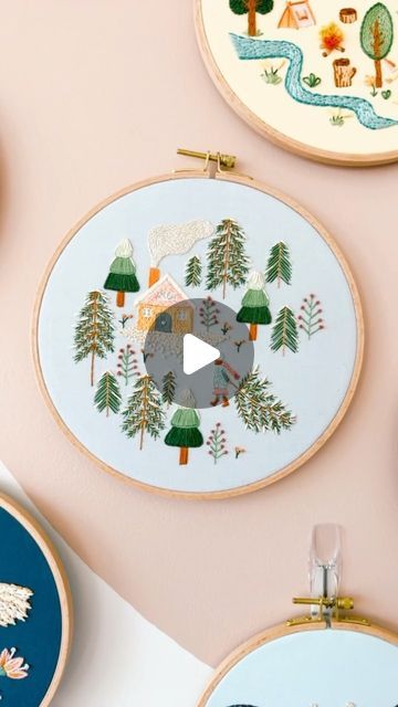 Julie Stuart ⋒ on Instagram: "One of my fav patterns, Winter Wonderland, is coming to the Clever Poppy shop soon... ❄️🌲👀

Keep your eyes peeled for our gorgeous kit. Who can’t wait? 🙋‍♀️🎉🙌

#embroidery #modernembroidery #diy #embroiderykit #rainbow" Clever Poppy, Modern Embroidery, Embroidery Kits, Winter Wonderland, Poppies, Sewing Projects, Rainbow, Embroidery, Sewing