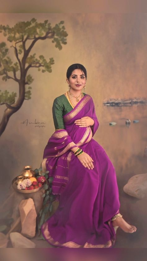 Ambica/maternity photographer | For all who were eager for the pictures.. Outfit & jewels - by client (Stunning heirloom collection) Nose accessory is from the... | Instagram Seemantham Saree Ideas, Indian Maternity Photos, Indian Maternity, Maternity Picture Outfits, Gender Reveal Baby Shower Themes, Goddess Laxmi, Maternity Photography Poses Couple, Praise Be, Maternity Photoshoot Outfits