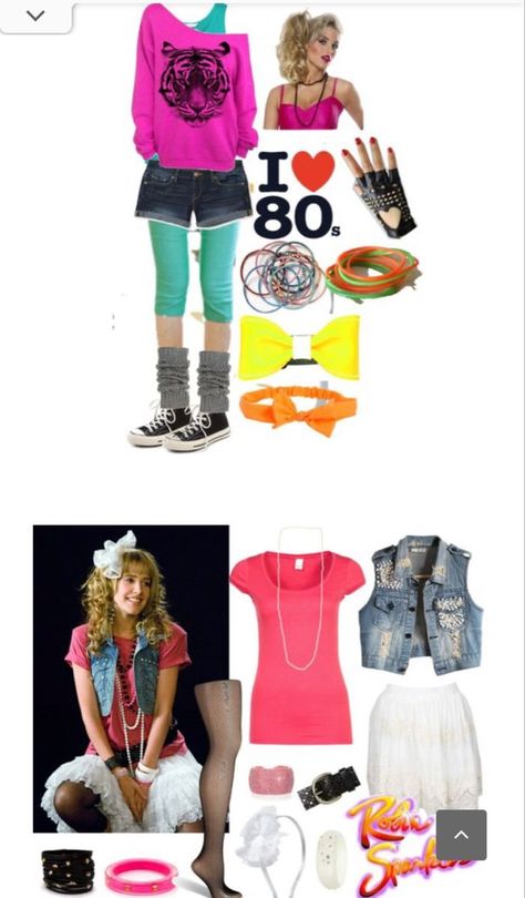 80 Fashion Outfits 80s Style, 80 Fashion Outfits 80s Style Women, 80s Costume Diy, Decades Party Outfit, 80s Outfits Party, Arcade Outfit, 80s Theme Party Outfits, Decades Day Outfits, 80s Fashion Party