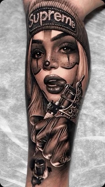 Nessa Tattoo, Miami Ink Tattoos, Pinterest Tattoos, Chef Tattoo, Tattoos For Men And Women, Gallery Tattoo, Free Tattoo Designs, Chicano Style Tattoo, Chicano Tattoos