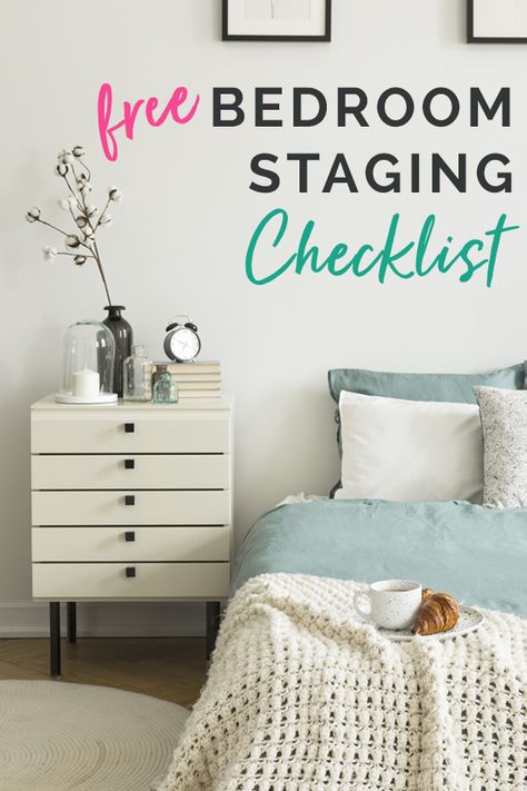 More Tips for How to Stage a Bedroom to Sell NOW Staging Small Bedroom, Staged Bedroom, Dresser Top Organization Ideas, Bedroom Staging, Dusty House, Decorate A Bathroom, Shabby Chic Banners, Cheap Houses For Sale, House Staging