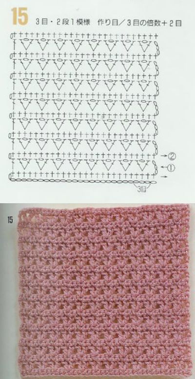 Crochet Stitches Chart, Crochet Stitches Diagram, Crochet Wool, Crochet Square Patterns, Crochet Stitches Tutorial, Crochet Instructions, Crochet Stitches Patterns, Crochet Diagram, Crochet Chart