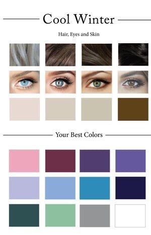 My Color Palette Quiz, Color Palette Quiz, Personal Color Palette, Winter Skin Tone, True Winter Color Palette, Cool Winter Color Palette, My Color Palette, Color Quiz, Color Rubio