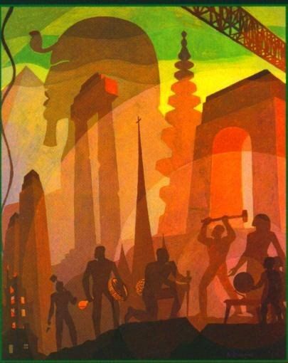 Ecofugal: Aaron Douglas Aaron Douglas, Fisk University, History Painting, Art Prints For Sale, African American Art, Print Artist, Affordable Art, American Artists, African Art