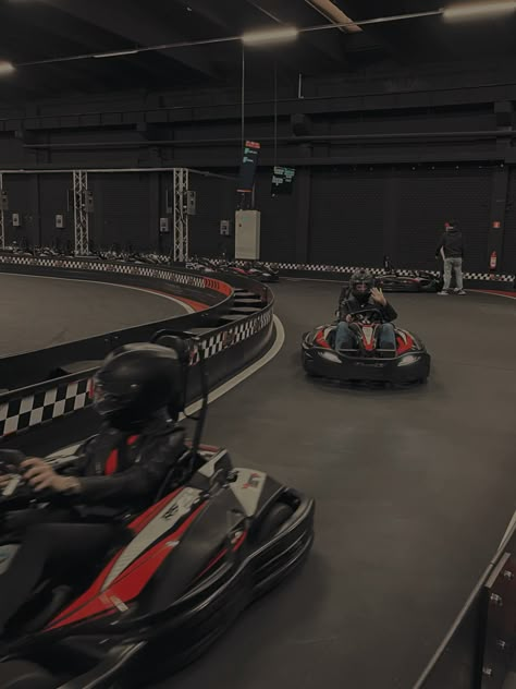 Go Kart Date Aesthetic, Go Cart Aesthetic, F1 Fan Aesthetic, Go Carting Aesthetic, Go Carts Aesthetic, Drag Racing Aesthetic, Racing Driver Aesthetic, Go Kart Date, Carting Racing