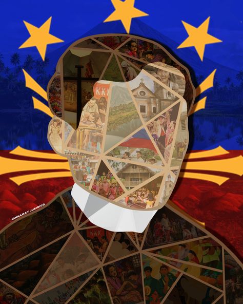 Philippines History Aesthetic, Philippine Heroes Poster, Dr Jose Rizal Aesthetic, Wikang Filipino Poster Slogan, Jose Rizal Illustration, 21st Century Literature Design, Wikang Pilipino Poster, Kolonyalismo Poster, A Tribute To National Artist Poster Philippines