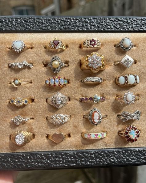 Coquette Rings, Rings Coquette, Coquette Ring, Coquette Jewellery, Antique Coquette, Colourful Rings, Historical Rings, Art Deco Rings, Rings Cute