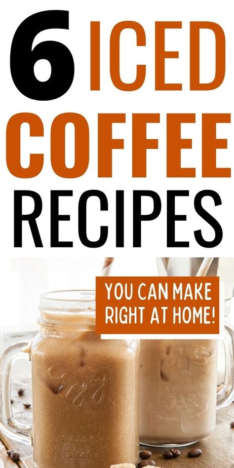 Diy Iced Coffee Recipes, Barista Basics, Homemade Iced Coffee Recipe, Diy Iced Coffee, Flavored Coffee Recipes, Easy Iced Coffee, Healthy Iced Coffee, Coffee Recipe Healthy, Make Iced Coffee