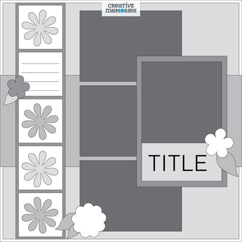 Water improves your skin, exercise strengthens your heart, fruits and veggies have beneficial minerals and vitamins… and scrapbooking is good for the soul! And we’re prescribing you with a delightful dose of four sketches for this Sketch Round-Up! #Sketch #ScrapbookingSketch #SketchIdea Custom Album Covers, Memory Projects, Creative Memories Scrapbooking, Scrapbook Layout Sketches, Photo Layouts, Scrapbook Sketches, Creative Memories, Scrapbook Page Layouts, Pics Art