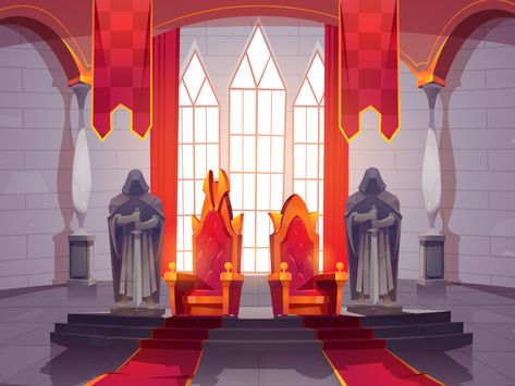 Throne Room Drawing Reference, Throne Room Drawing, Gacha Throne Background, Anime Throne, Throne Background, Throne Room Background, Royal Anime, Blue Throne Room Fantasy Art, Backgrounds Illustration