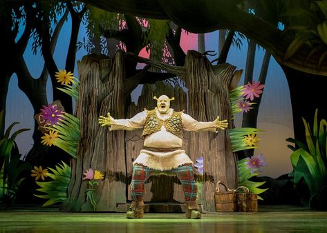 Shrek Set Design, Musical Set Design, Shrek Musical, Shrek The Musical, Shrek Costume, Lord Farquaad, Princess Fiona, Win Tickets, Movie Facts