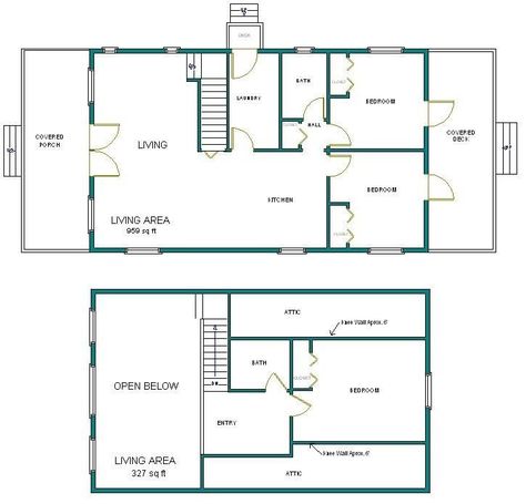 24X40MM CABIN W/LOFT Plans Package, Blueprints, Material List - $49.95 | PicClick Cabins Floor Plans, Loft Plans, Gable Roof Design, Bed Woodworking Plans, Cabin Plans With Loft, Loft Floor Plans, Arched Cabin, Simple Floor Plans, Cabin Loft