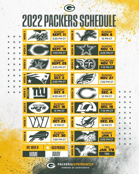 Team Schedule, Go Pack Go, Packers Fan, Sports Graphics, Schedule Design, Birthday Games, Sports Design, Nfl Teams, Green Bay Packers