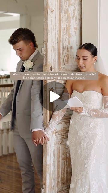 For Better For Worse on Instagram: "If you want to save the grand reveal for the aisle then a first touch is a must 🥹😍🥰 

This couple stole the moment for themselves to share private vows with each other 🫶 

Captured beautifully by @madisonjanefilms 

#forbetterforworse #fbfw #wedding #weddingvideography #firstlook #brideandgroom #weddingvideo #firsttouch #weddingideas #weddinginspiration #weddingplanning #weddingday #weddingvows #weddingdirectory" Private Wedding Vows, Private Vows Before Wedding, Private Vows, Private Wedding, Rustic Wedding Inspiration, Future Wedding Plans, Wedding Videography, Wedding Video, Wedding Vows