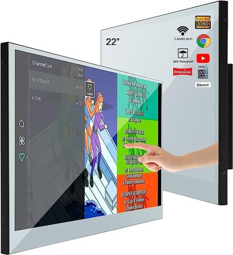 Tv Bathroom, Tv Case, Tv Holder, Mirror Tv, Touch Screen Interface, Smart Mirror, Dvb T2, Magic Mirror, Digital Tv