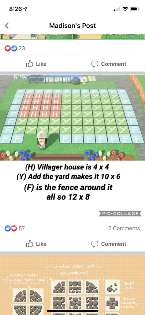 The Roost Rewards Acnh, Acnh Villager Yard Size, Acnh House Plot Size, Animal Crossing Measurements, Acnh Design Tips, Acnh House Upgrades, Acnh House Size Guide, Acnh Woodland Theme, Beginner Acnh Ideas