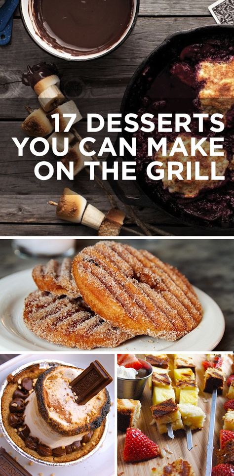 17 Desserts You Can Make On The Grill Grilled Deserts, Grill Desserts, Easy Grill, Grill Dessert, Bbq Desserts, Grilled Desserts, Amazing Desserts, Recipes Delicious, Recipe Sweet