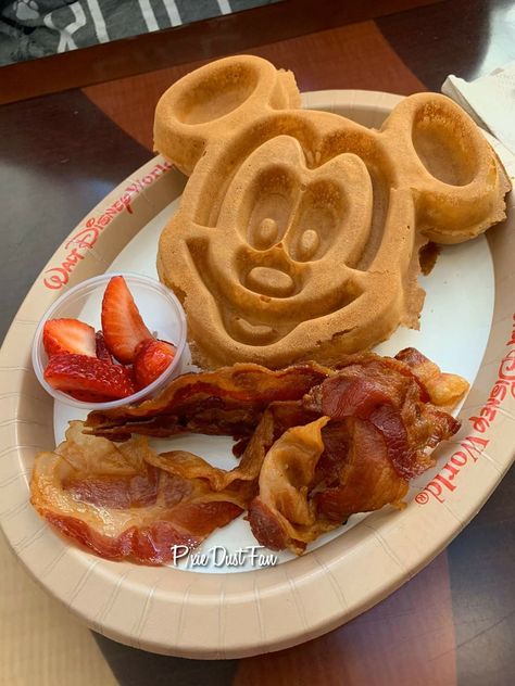 Chef Mickey, Quick Service Restaurant, Character Dining, Waffle Sandwich, Disney World Food, The Best Breakfast, Meal Of The Day, Walt Disney World Vacations, Breakfast On The Go