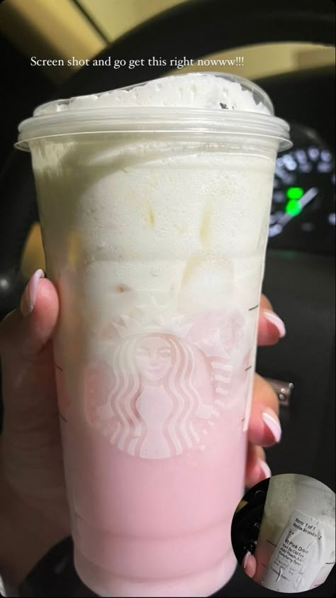 Starbies Drinks, Vanilla Sweet Cream, Starbucks Pink Drink, Starbucks Drink Menu, Starbucks Secret Menu Recipes, Cold Starbucks Drinks, Starbucks Drinks Diy, Secret Starbucks Recipes, Iced Starbucks Drinks