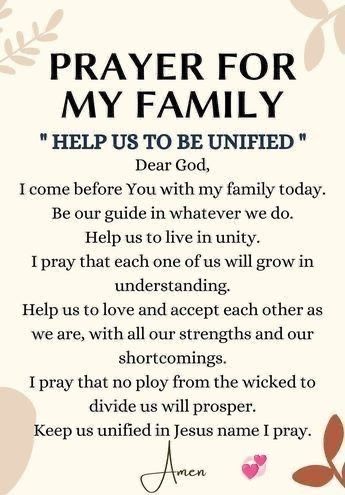 Family Prayers, Prayers For My Daughter, Prayer For My Son, Prayer For My Family, Prayer Strategies, Prayers Of Encouragement, Mom Prayers, Morning Prayer Quotes, Personal Prayer