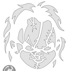 Pumpkin templates | Halloween Forum Chucky Pumpkin Stencil, Pumkin Carving Chucky, Chucky Pumpkin Carving Stencils, Chucky Stencil, Batman Pumpkin Stencil, Batman Pumpkin, Scary Pumpkin Carving Patterns, Halloween Pumpkin Templates, Pumpkins Carving