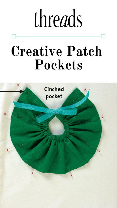 Sewing A Pocket, Pocket Tutorial, Patch Pockets Sewing Ideas, Sewing Patch Pockets, Pockets Sewing Ideas, Patch Pocket Design, Make Pockets Sewing Tutorials, Patch Pocket Pattern, How To Sew A Patch Pocket