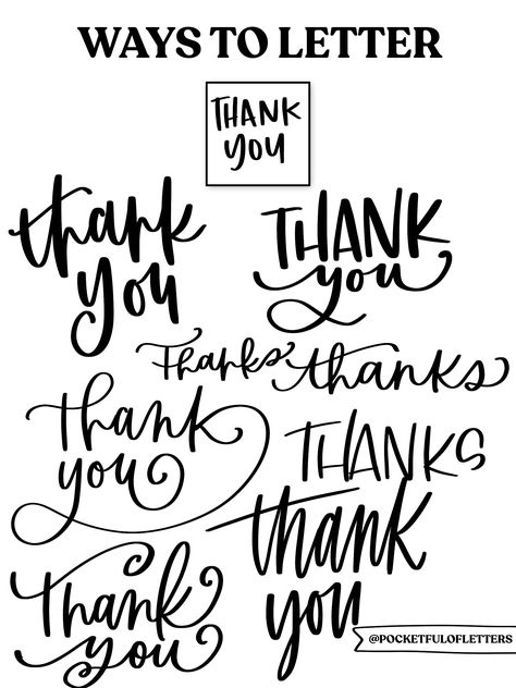 8 ways to Letter thank you. Hand Lettered Thank You, Cute Thank You Doodles, Thank You Lettering Design, Thank You Caligraphy Aesthetic, Thank You Brush Lettering, Hand Lettered Greeting Cards, Thank You Fonts Handwriting, Thank You Handwriting, Hand Lettering Thank You