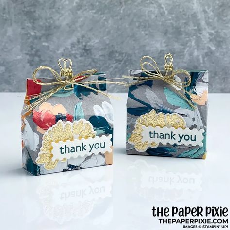 Treat Box Ideas, The Paper Pixie, Paper Pixie, Box Video, Treat Holders, Gift Holders, Craft Packaging, Candy Holder, Treat Gift