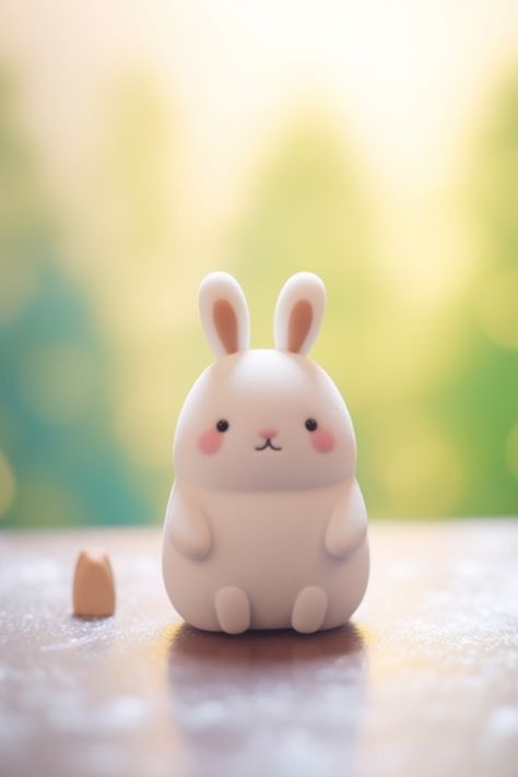 Capturing Whimsy: Polymer Clay plastica Crafting an Adorable Bunny Clay Crafts Bunny, Polymer Clay Bunnies, Bunny Clay Charm, Clay Bunny Easy, Cute Clay Bunny, Cute Polymer Clay Charms Kawaii, Bunny Clay Art, Kawaii Clay Art, Cute Polymer Clay Ideas Easy