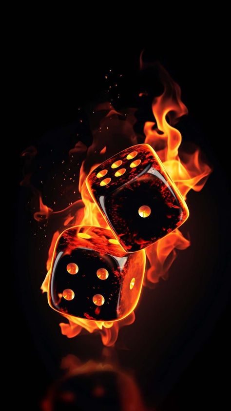 Dice Fire iPhone Wallpaper 4K - iPhone Wallpapers Fire Iphone Wallpaper, Dice Wallpaper, Selfie Studio, Space Iphone Wallpaper, Rose Flower Photos, Iphone Wallpaper Hd, L Wallpaper, Henna Tattoo Hand, Ace Card