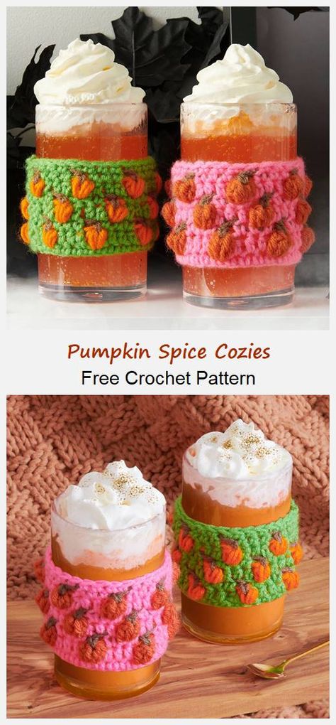 You can download Pumpkin Spice Cozies Free Crochet Pattern for free #Pumpkin #Fall Pumpkin Coffee Cozy Crochet Pattern, Crochet Pumpkin Cup Cozy Free Pattern, Crochet Pumpkin Coffee Cozy, Crochet Pumpkin Cozy, Fall Crochet Coozie, Crochet Halloween Mug Cozy, Pumpkin Crochet Coozie, Crochet Pumpkin Mug Cozy, Cup Sleeve Crochet Pattern