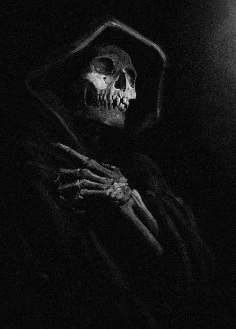 Grim reaper                                                                                                                                                                                 More Skull Reference, Don't Fear The Reaper, Reaper Art, Reaper Tattoo, Grim Reaper Art, Horror Vintage, The Grim Reaper, The Reaper, 다크 판타지