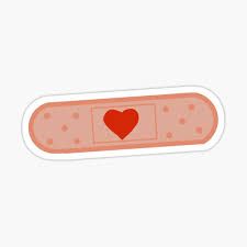 Heart Band-aid" Sticker for Sale by prettylines | Redbubble Band Aid Sticker, Sticker Heart, Heart Band, Science Poster, Sticker Design, Stranger Things Fanart, Sell Your Art, Vinyl Sticker, Bullet Journal