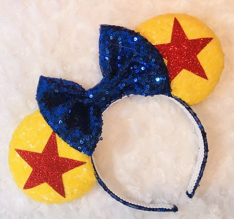 Toy Story Minnie Ears, Toy Story Disney Ears, Disney Ears Ideas, Toy Story Mickey Ears, Toy Story Ears, Disney Puns, Costume Headbands, Micky Ears, Ears Inspiration