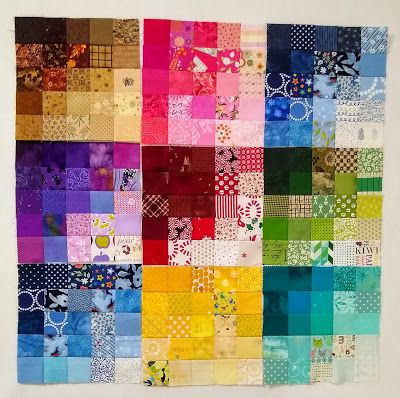 Gradient Quilt, Kaffe Fassett Quilts, Rainbow Quilt, How To Finish A Quilt, Color Gradient, Snowy Day, Easy Quilts, Patchwork Quilt, Hard Time