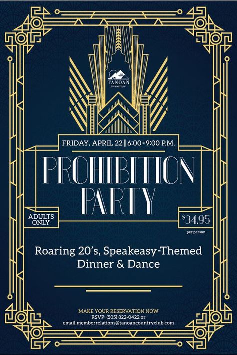 Roaring 20's Speakeasy Gatsby theme event flyer poster template 20s Poster, Speakeasy Poster, Roaring 20s Poster Design, Roaring 20s Graphic Design, Great Gatsby Poster, Speakeasy Party Invitation, Gatsby Poster, Speakeasy Invitations, 1920s Party Invitations