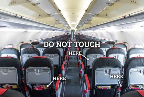 8 Dirtiest Parts of a Plane: Armrest, Toilet Handle, and SkyMall Are Among Them - Thrillist Toilet Handle, Common Fears, Fear Of Flying, Airplane Travel, Medical Research, Time Travel, Self Help, Baby Strollers, You Never