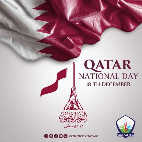 QSports Qatar on Twitter: "Happy #Qatar National Day #QND2017 #QSports #TeamQatar #WeLoveQatar #Doha https://t.co/lCFnIvnwwn" / Twitter Qatar National Day, National Games, Best Islamic Images, National Day, Islamic Images, Creative Posters, Doha, North Africa, Unique Items