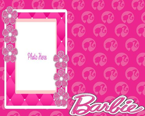 Barbie background with frame Barbie Background For Tarpaulin, Barbie Tarpaulin Layout, Barbie Background, Background With Frame, Birthday Tarpaulin Design, Tarpaulin Design, Barbie Wallpaper, Barbie Birthday, Lily