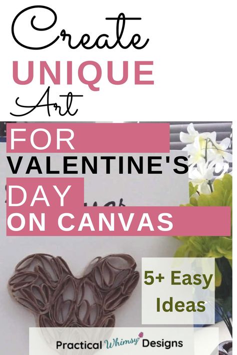 3D heart Valentine's day art on canvas. Valentine Diy Painting Canvases, Diy Valentines Canvas Art, Valentine Canvas Ideas, Valentines Day Painting Ideas On Canvas, Valentines Day Canvas, Valentines Canvas, Valentine Canvas, Perfect First Date, Valentines Craft Ideas