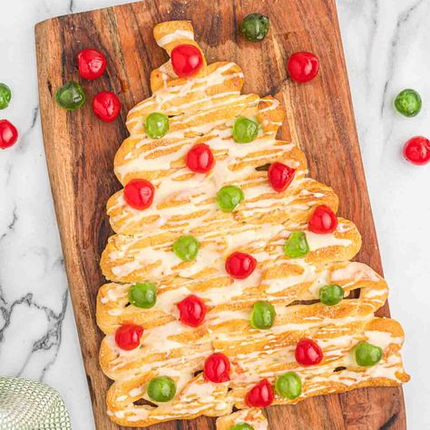 Christmas Tree Coffee Cake Easy Danish Recipe, Easy Danish, Greek Yogurt Pancakes Recipe, Starbucks Egg Bites Recipe, Christmas Fruit Salad, Cinnamon Roll Monkey Bread, Easy Christmas Tree, Danish Recipe, Greek Yogurt Pancakes