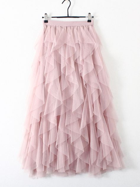 Long tulle skirt outfit