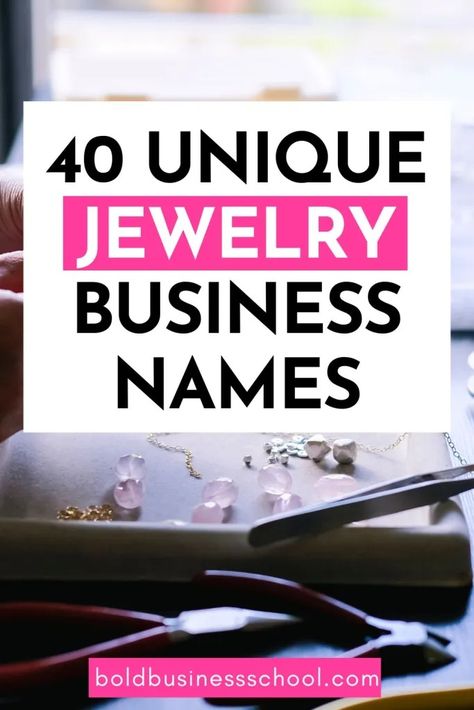 Starting a jewelry business is like crafting a perfect piece of art – every detail matters. Here are 10 dazzling jewelry business names: #jewelrystorenames #jewelrycompanynames #jewelrybusinessnameideas Welded Jewelry Business Names, Piercing Business Name Ideas, Business Names For Jewelry, Permanent Jewelry Business Name Ideas, Jewelry Logos Ideas, Bracelet Brand Name Ideas, Jewellery Names Ideas, Earring Business Name Ideas, Permanent Jewelry Name Ideas