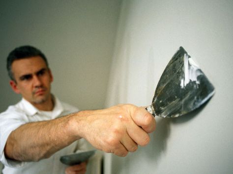 Prep the Surface  - PopularMechanics.com Hide Wall Imperfections, Interior Painting Tips, Painting Tips For Beginners, Craftsman Interior, Painting Colors, Interior Wall Paint, Simple Painting, Painting Words, Interior Painting