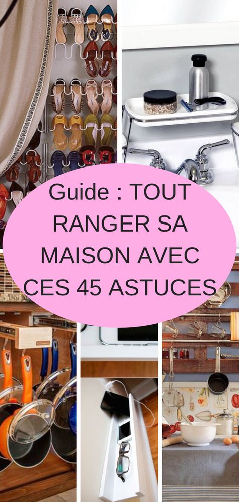 Toutes les personnes ne sont pas organisées (ou n’ont aucune idée pour s’améliorer) et souvent, la tâche consistant à mettre les choses en place est simplement fastidieuse.#rangement #astuces #nettoyage #limpiar #quotidien  #limpeza  #ranger #maison #quotidien #organisation #organiser #organização #organizing #influenceimmo #organizedhome #organize Life Improvement, Declutter, Sweet Home, Home Decor, Home Décor, Organisation, Trier